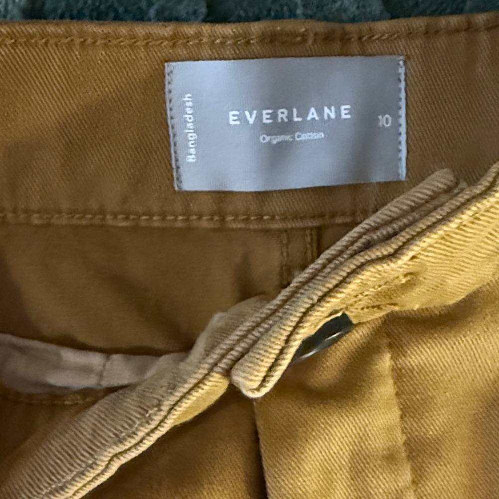 Everlane Women’s Organic Cotton Pants - Mustard